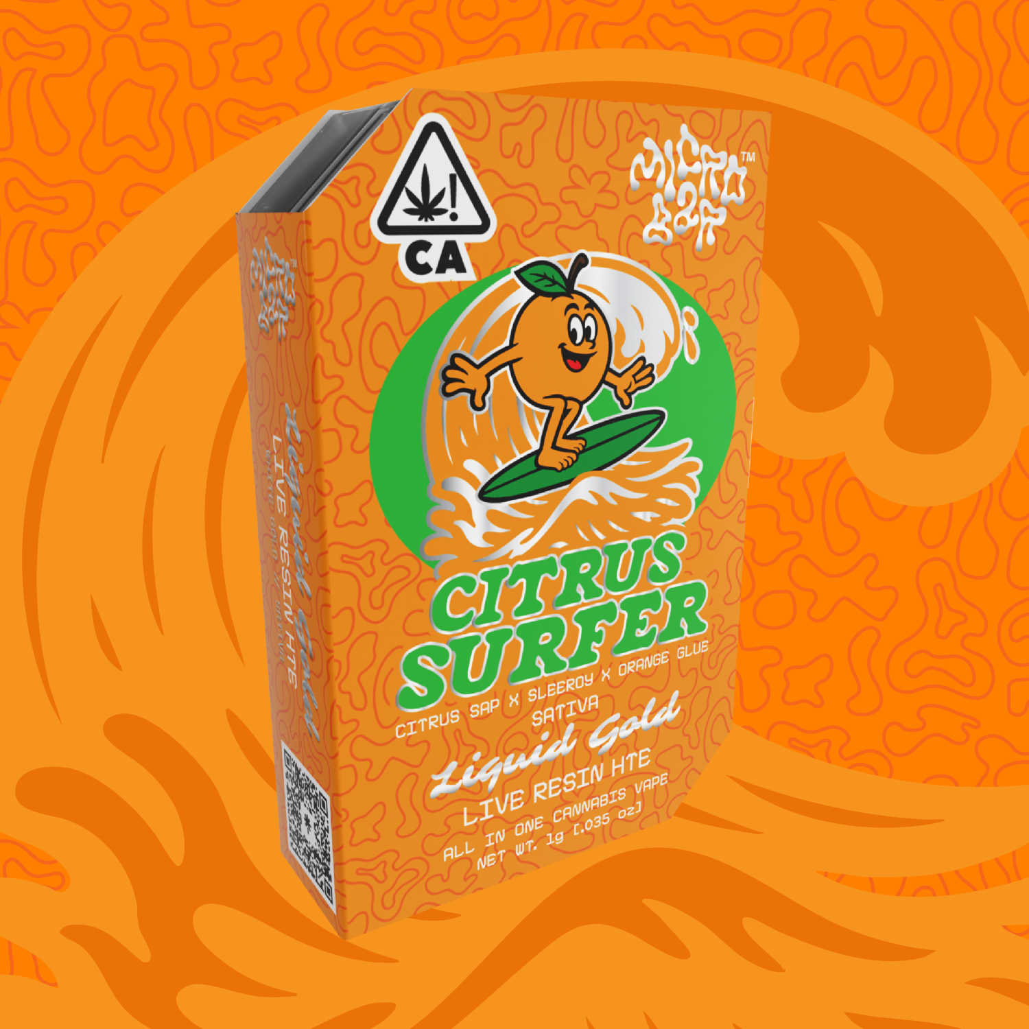 Micro Bar - 1g Live Resin AIO - Citrus Surfer